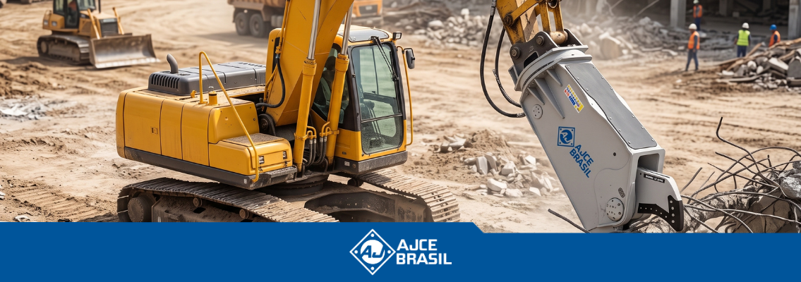 Tesoura sucateira para escavadeira: entenda como aumentar a produtividade no corte de metais, melhorar a segurança e otimizar operações de reciclagem.